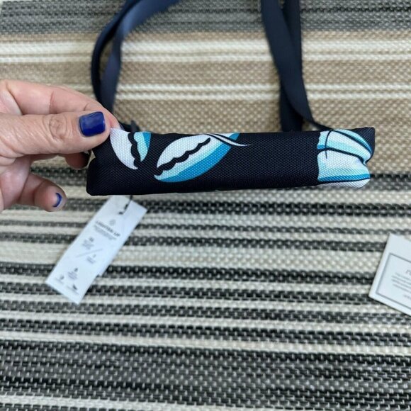 Vera Bradley Women Lighten Up RFID Mini Hipster Crossbody Bag Shore Enough Navy - Picture 5 of 11